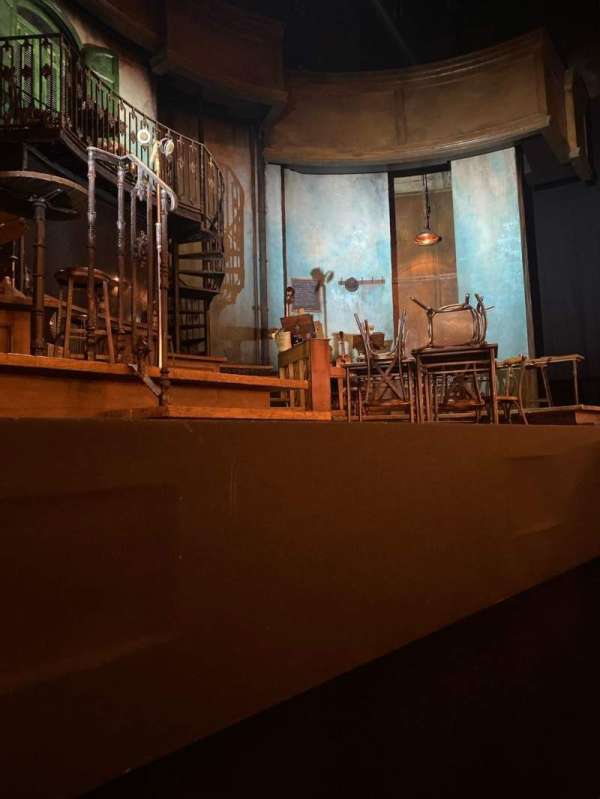Walter Kerr Theatre, section: Orchestra L, row: B, seat: 5
