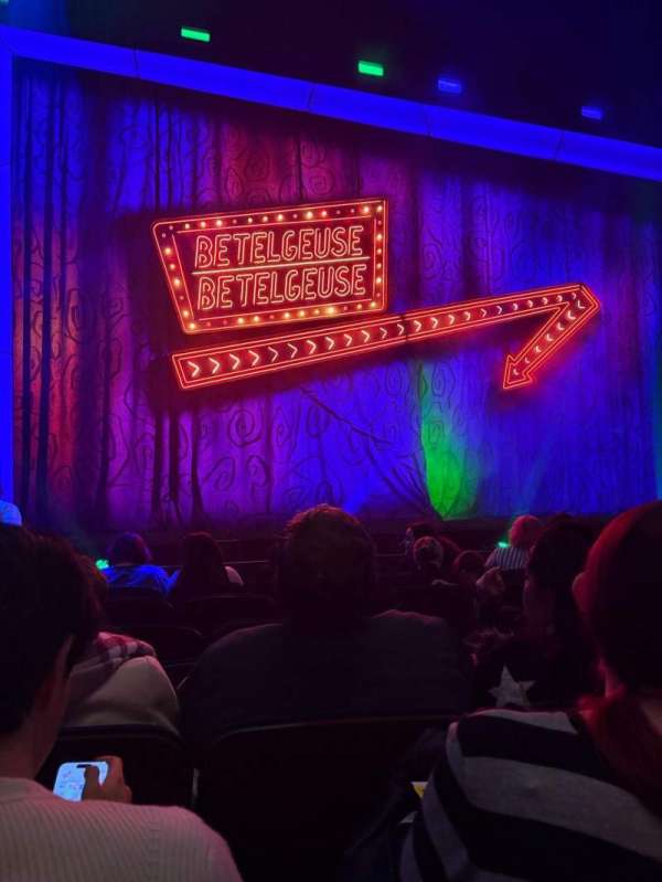 Palace Theatre, Broadway, section: Orchestra L, row: F, seat: 115
