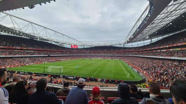 Emirates Stadium, section: B71, row: 4, seat: 662