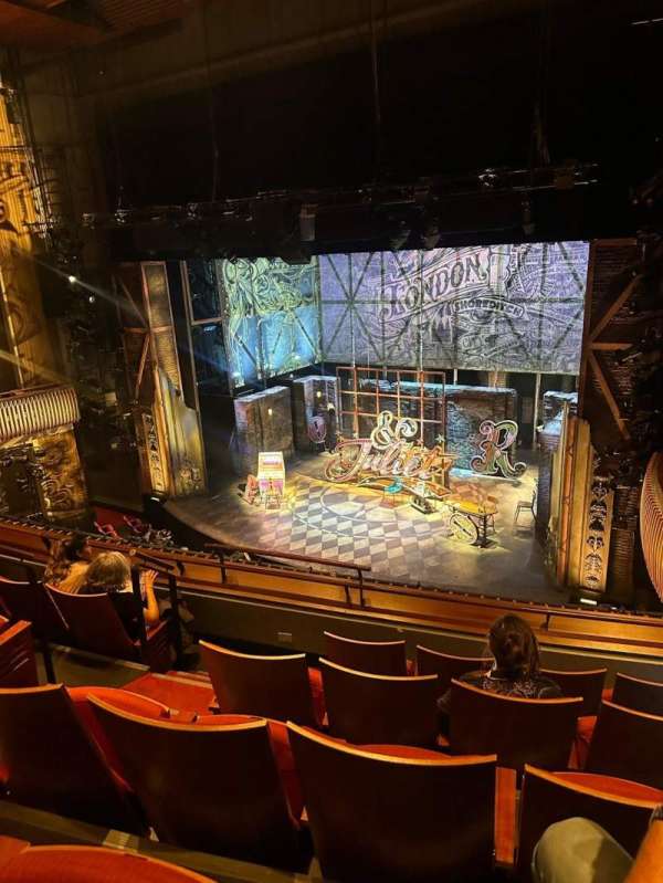 Stephen Sondheim Theatre, section: Mezzanine R, row: EE, seat: 10