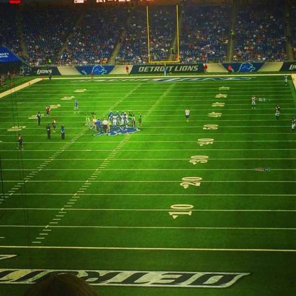 Ford Field, section: 219, row: 5, seat: 25