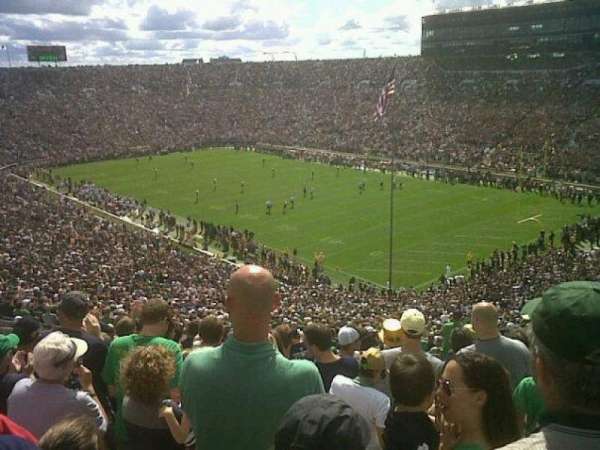 Notre Dame Stadium, section: 105, row: 19, seat: 1