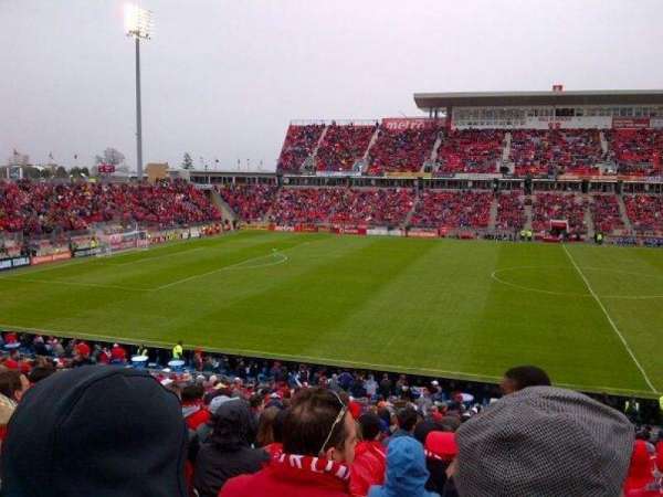 BMO Field, section: 108, row: 26, seat: 9