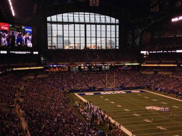 Lucas Oil Stadium, section: 431, row: 9, seat: 5