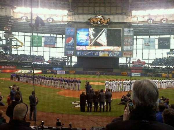 American Family Field, section: 117, row: 9, seat: 1 & 2
