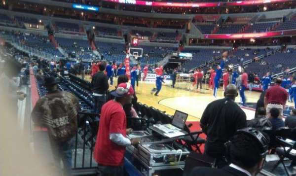 Capital One Arena, section: 113, row: A, seat: 11