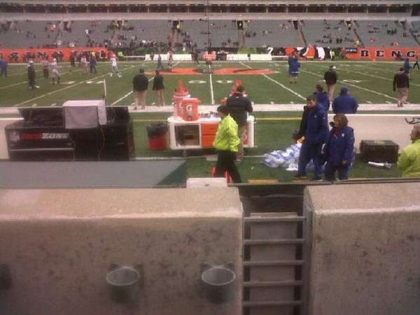 Paycor Stadium, section: 110, row: 2, seat: 11 and 12
