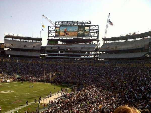 Lambeau Field, section: 108, row: 51, seat: 26