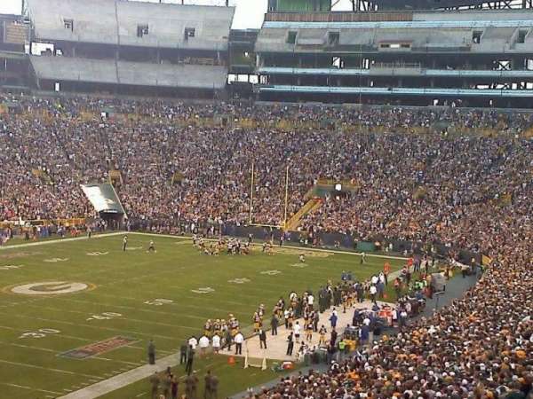 Lambeau Field, section: 108, row: 51, seat: 26