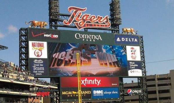 Comerica Park, section: 132, row: 32, seat: 8