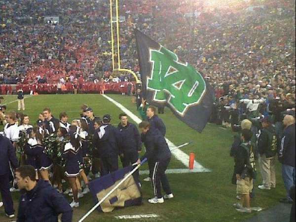Notre Dame Stadium, section: 24, row: 2