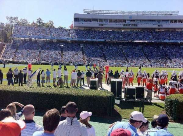 Kenan Memorial Stadium, section: 104, row: F, seat: 6