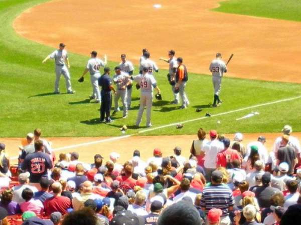 Fenway Park, section: Grandstand 30, row: 5, seat: 16
