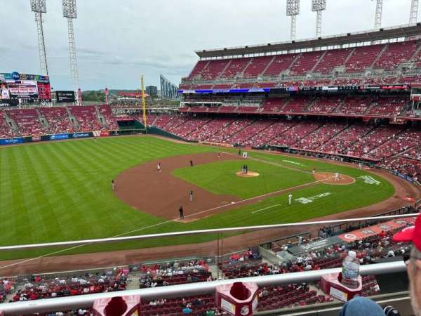Great American Ball Park, section: 414, row: B, seat: 7