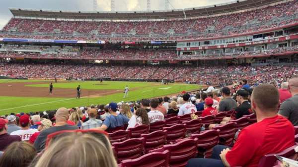 Great American Ball Park, section: 112, row: R, seat: 18
