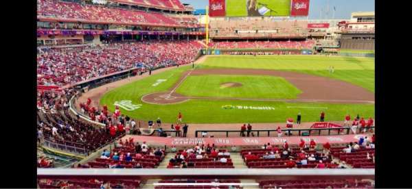 Great American Ball Park, section: 301, row: A, seat: 10
