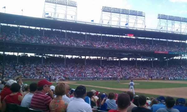 Wrigley Field, section: 127, row: 1, seat: 13