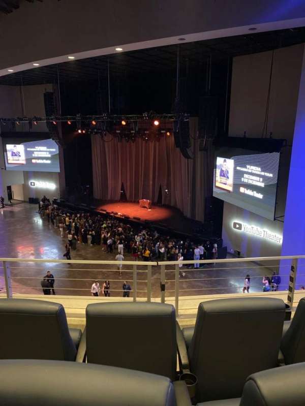 YouTube Theater, section: 206, row: C, seat: 15