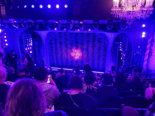 Lunt-Fontanne Theatre, section: Middle Mezzanine RC, row: F, seat: 120