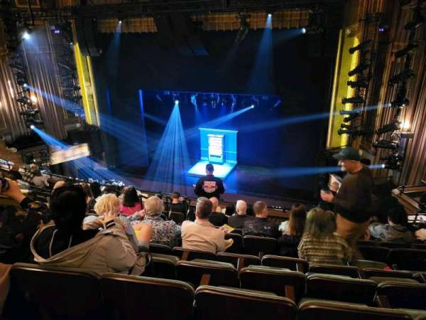 Nederlander Theatre, section: Mezzanine R, row: k, seat: 10