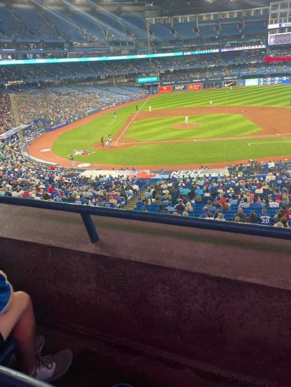Rogers Centre, section: 220, row: 2, seat: 1
