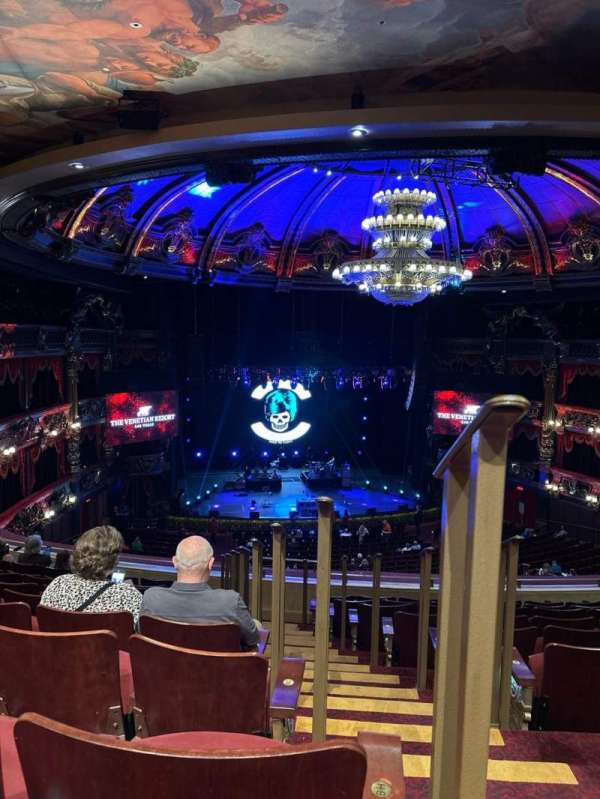 The Venetian Theatre, section: 12, row: BJ, seat: 60