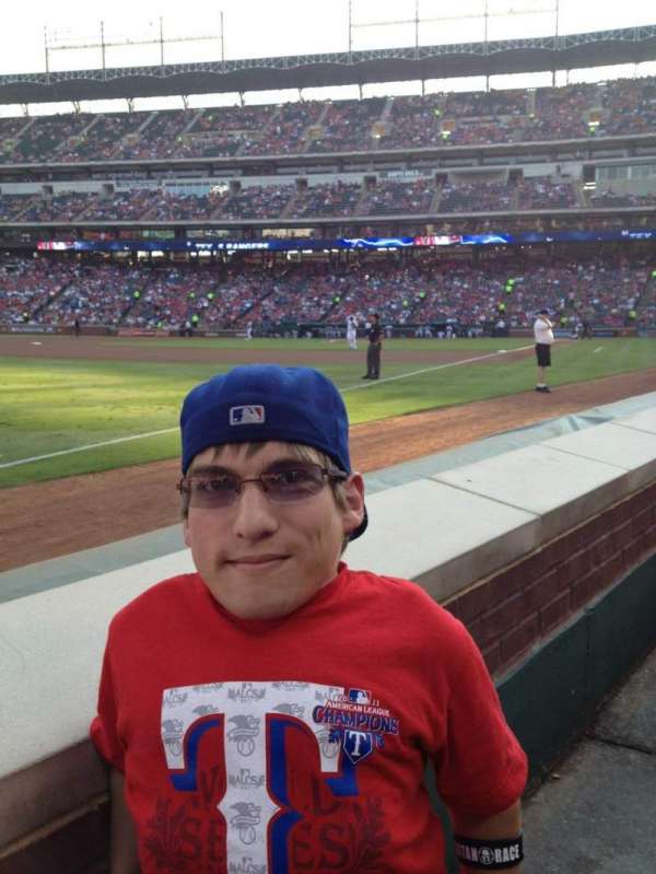 Globe Life Park in Arlington, section: 14, row: 1, seat: 6