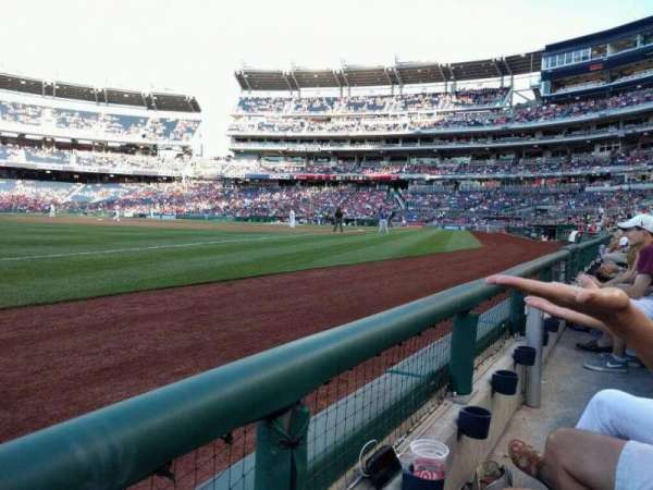 Nationals Park, section: 111, row: A, seat: 12