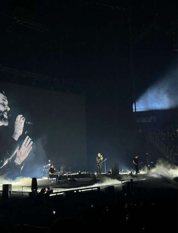 The O2, London, section: 102, row: 2, seat: 19