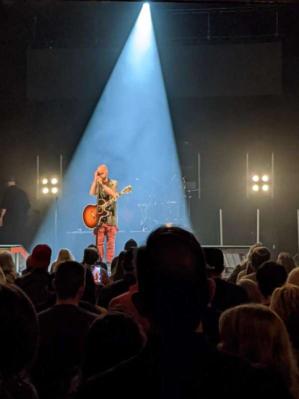 Ryman Auditorium, section: MF-4, row: R, seat: 6