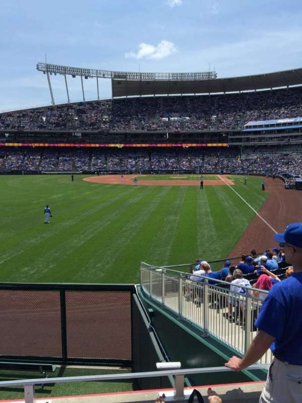 Kauffman Stadium, section: 106, row: C, seat: 10