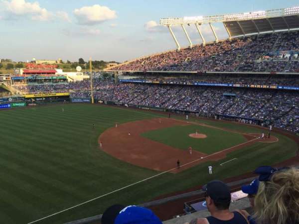Kauffman Stadium, section: 405, row: C, seat: 5-7