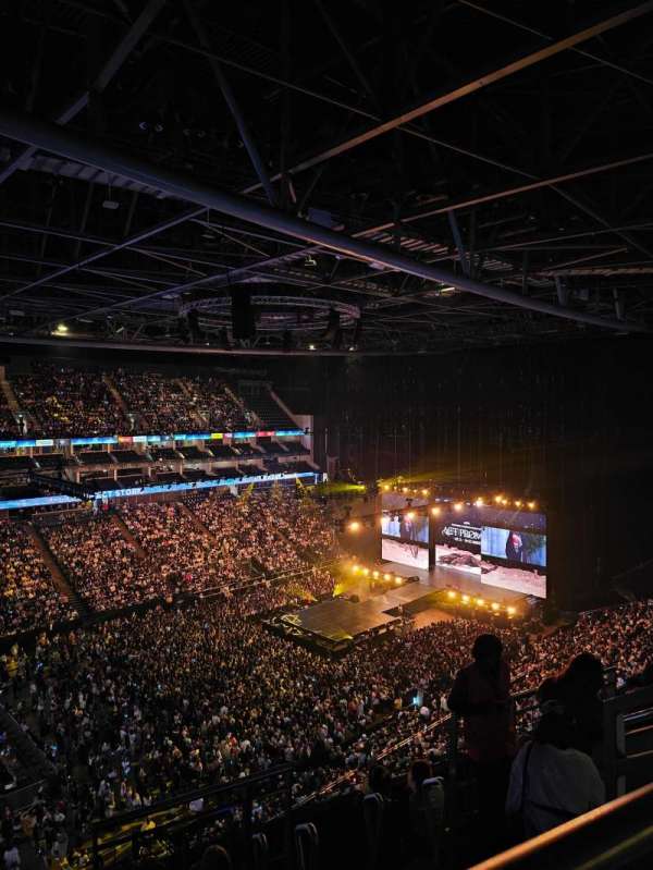 The O2, London, section: 417, row: G, seat: 844