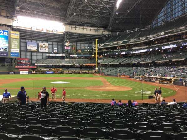 American Family Field, section: 120, row: 18, seat: 7