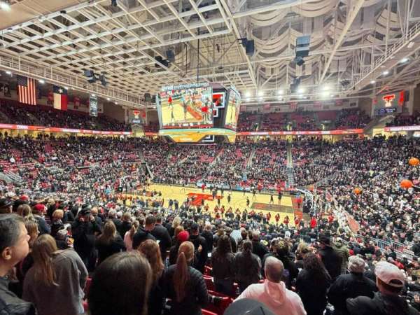 United Supermarkets Arena, section: 124, row: 25, seat: 3