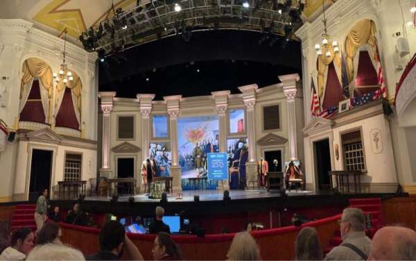 Ford's Theatre, section: Orchestra C, row: C, seat: 104