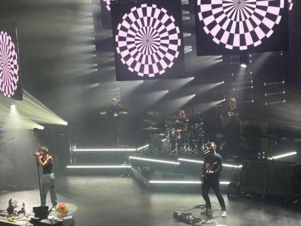 MGM Music Hall at Fenway, section: Mezzanine R, row: A, seat: 13