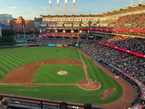 Progressive Field, section: 459, row: D, seat: 4