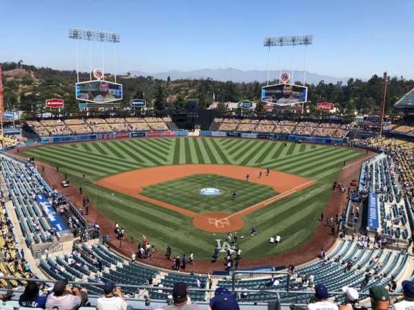 Dodger Stadium, section: 3RS, row: H, seat: 1