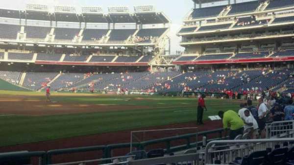 Nationals Park, section: 113, row: h, seat: 6