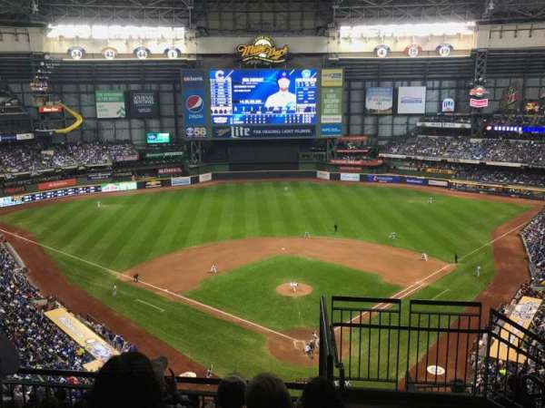 American Family Field, section: 423, row: 12, seat: 3