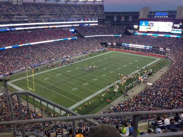 Gillette Stadium, section: 339, row: 2, seat: 18