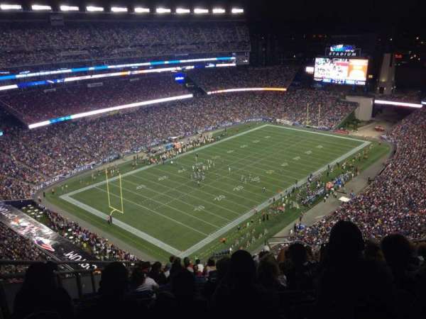 Gillette Stadium, section: 318, row: 24, seat: 9