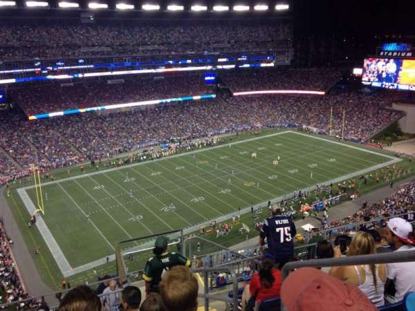 Gillette Stadium, section: 314, row: 12, seat: 20