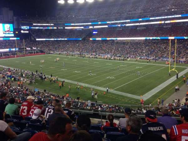 Gillette Stadium, section: 204, row: 7, seat: 7