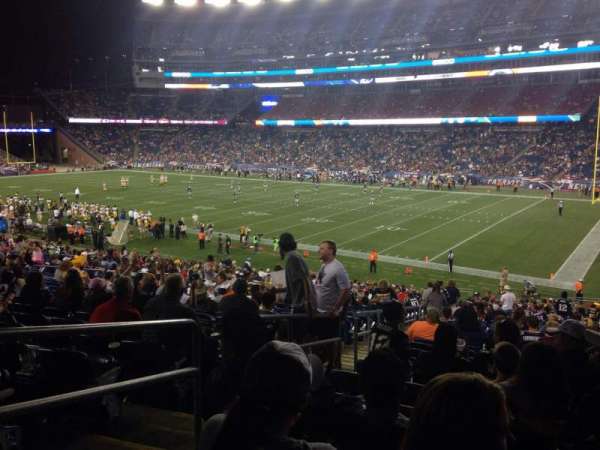 Gillette Stadium, section: 126, row: 36, seat: 24