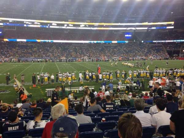 Gillette Stadium, section: 133, row: 15, seat: 8