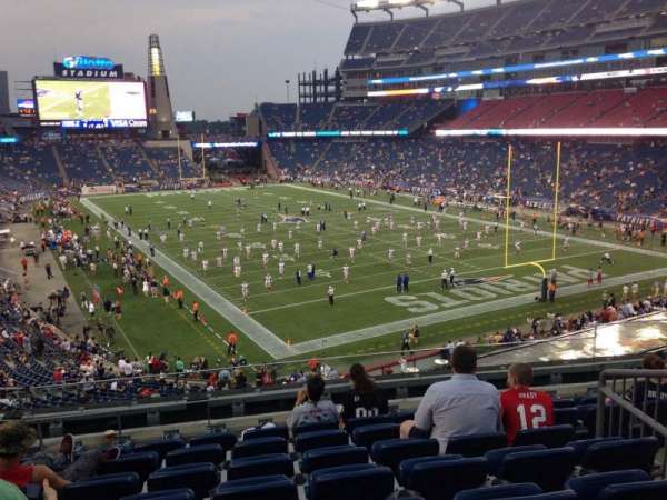 Gillette Stadium, section: 223, row: 8, seat: 10
