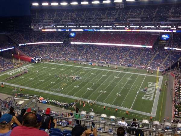 Gillette Stadium, section: 327, row: 14, seat: 14
