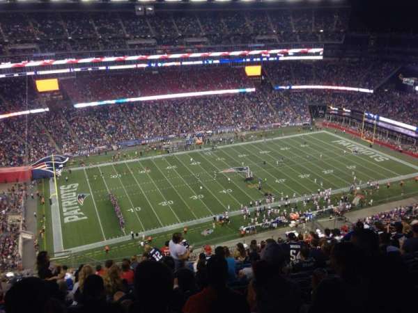 Gillette Stadium, section: 335, row: 25, seat: 20